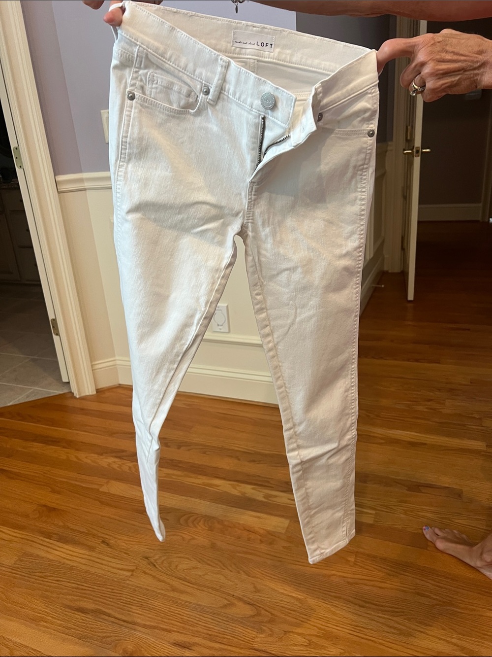 LOFT White Women's Skinny Jeans